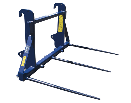 Manutention - Outils de manutention - Fourche pour balle pour 3 points-chargeurs frontaux et télescopiques