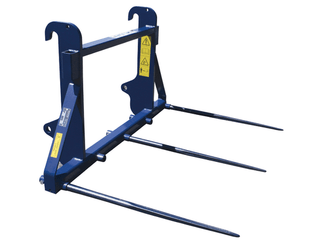 Manutention - Outils de manutention - Fourche pour balle pour 3 points-chargeurs frontaux et télescopiques