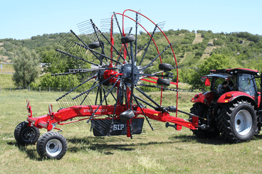 Fenaison - Andaineurs rotatifs - Andaineur STAR 2 rotors, dépose latérale ou centrale