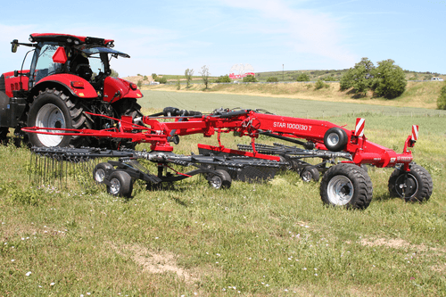 Fenaison - Andaineurs rotatifs - Andaineur STAR 2 rotors, dépose latérale ou centrale