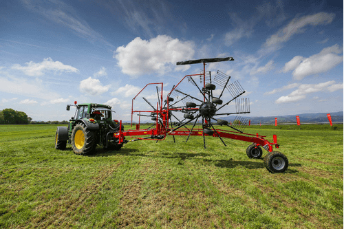 Fenaison - Andaineurs rotatifs - Andaineur STAR 2 rotors, dépose latérale ou centrale