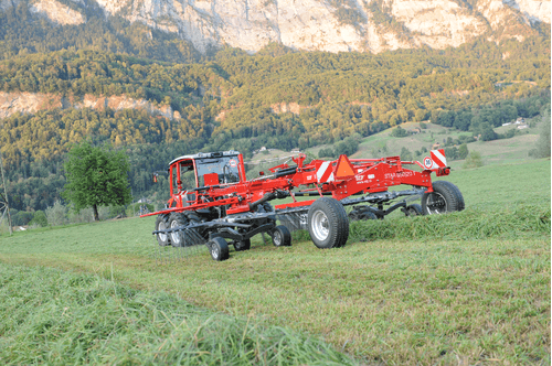 Fenaison - Andaineurs rotatifs - Andaineur STAR 2 rotors, dépose latérale ou centrale