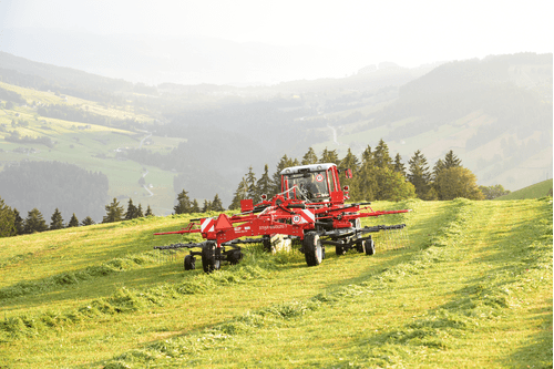 Fenaison - Andaineurs rotatifs - Andaineur STAR 2 rotors, dépose latérale ou centrale