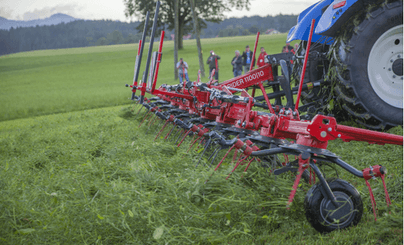 Fenaison - Faneuses - Faneuse SPIDER semi-portée 8,10 ou 14 ROTORS cat III