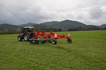 Fenaison - Andaineurs rotatifs - Andaineur STAR 2 rotors, dépose latérale ou centrale