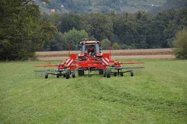 Fenaison - Andaineurs rotatifs - Andaineur STAR 2 rotors, dépose latérale ou centrale