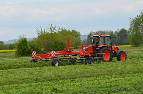 Fenaison - Andaineurs rotatifs - Andaineur STAR 2 rotors, dépose latérale ou centrale