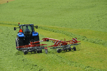 Fenaison - Andaineurs rotatifs - Andaineur STAR 2 rotors, dépose latérale ou centrale