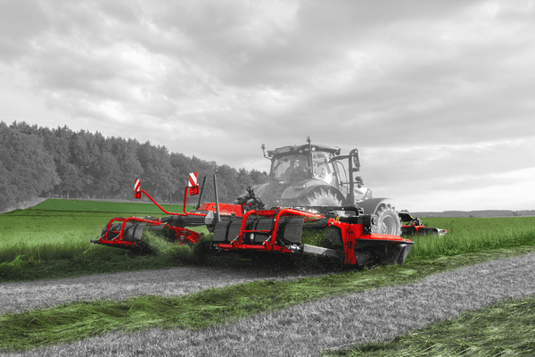 Fenaison - Faucheuses conditionneuses - Groupe de fauche avec groupeur