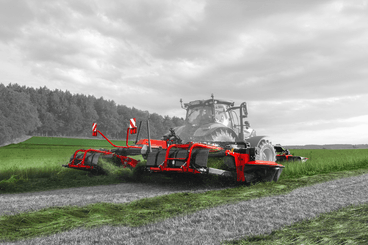 Fenaison - Faucheuses conditionneuses - Groupe de fauche avec groupeur