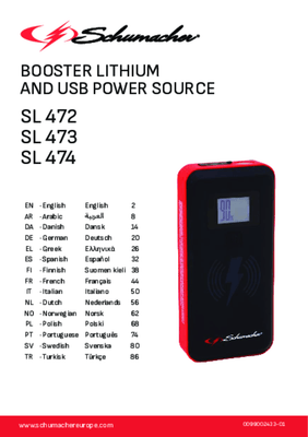 Batteries et accessoires - Boosters - Booster de démarrage