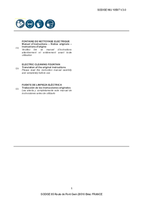 Equipement d'atelier - Autres - Fontaine de nettoyage électrique