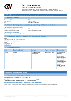 Consommables atelier - Nettoyants - Anti fuite circuit radiateur 300 ml