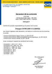 Batteries et accessoires - Chargeurs - Chargeur GYSFLASH 4.12 - 70 Ah