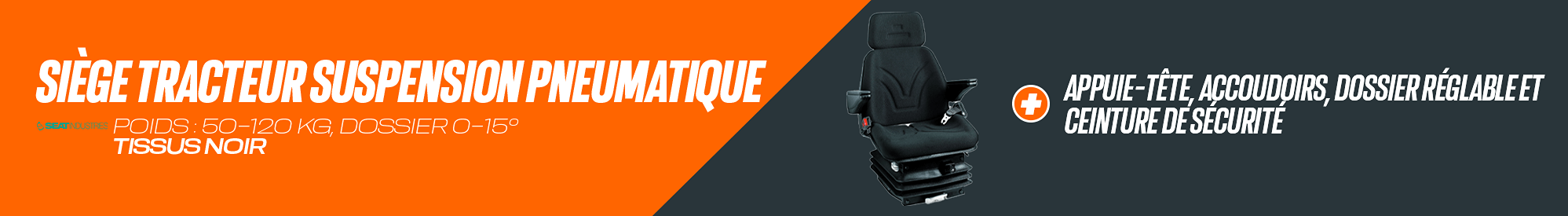 Siège tracteur