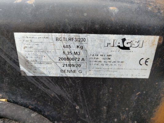 Multibenne Magsi BGTLRE 230