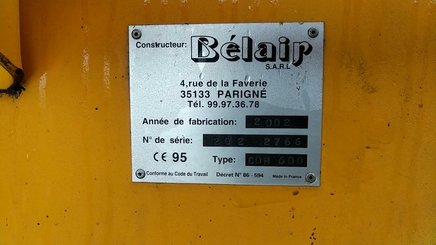 Désileuse pailleuse Belair COMET 600 - 5