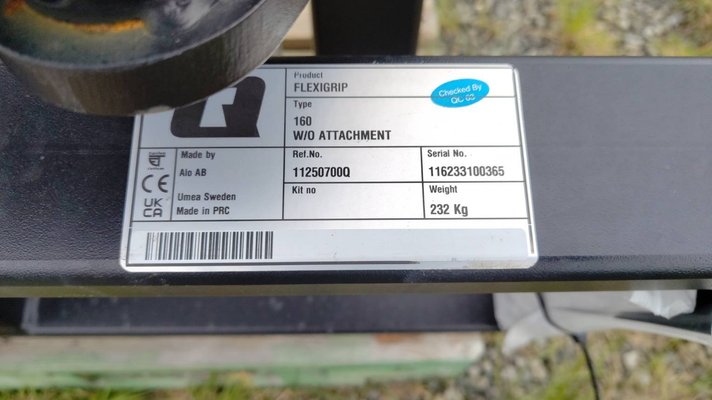 Pince à balle enrubannée Quicke FLEXIGRIP 160