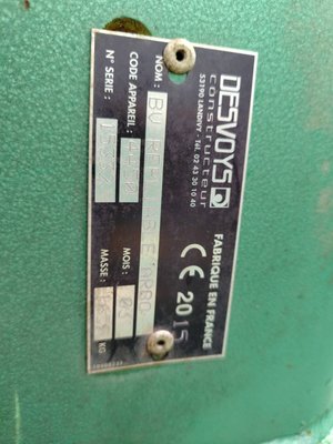 Broyeur à axe vertical Desvoys BV REPLIABLE